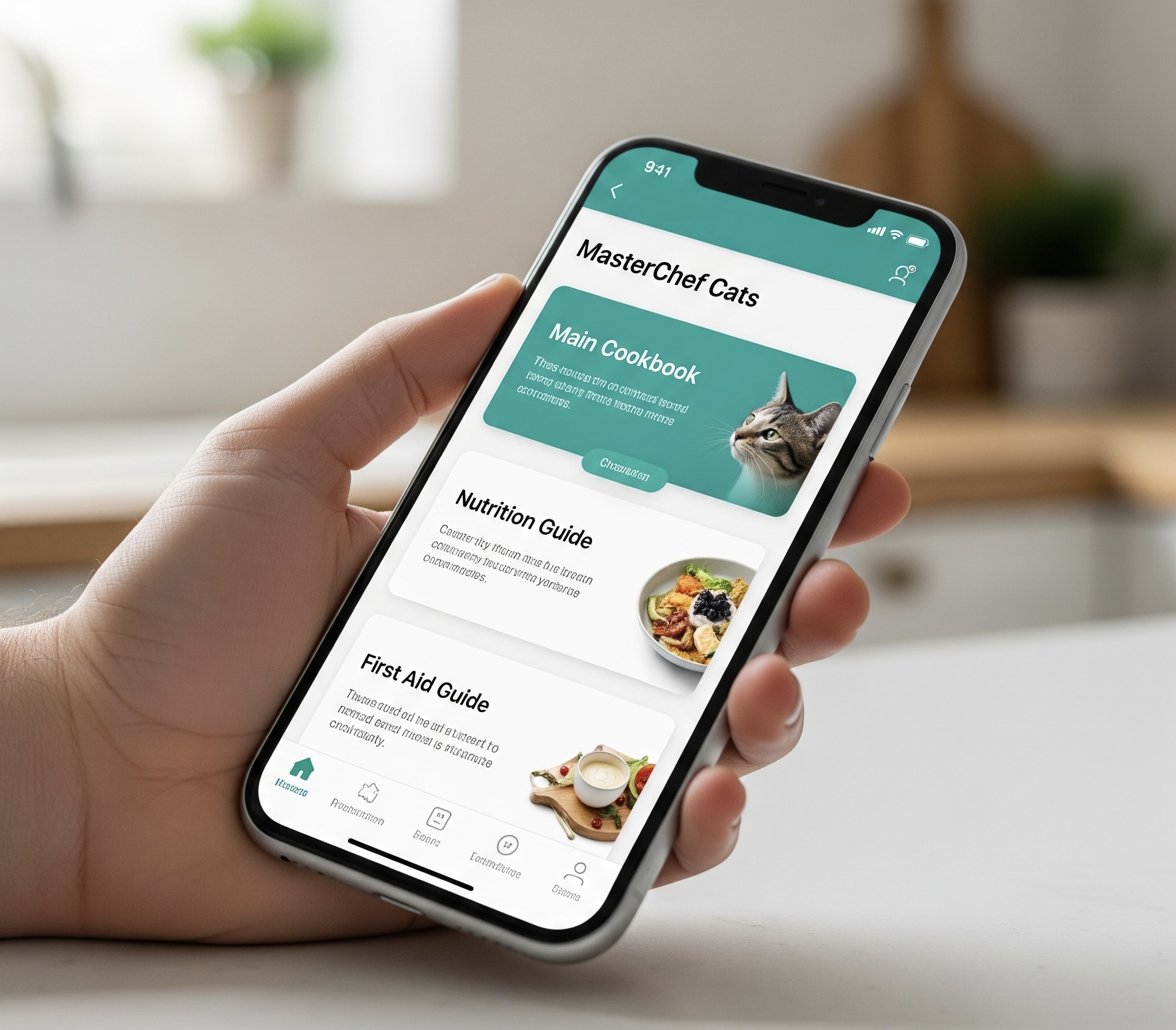 MasterChef Cats App on Mobile